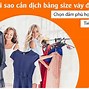 Cách Nói Size Quần Áo Trong Tiếng Trung